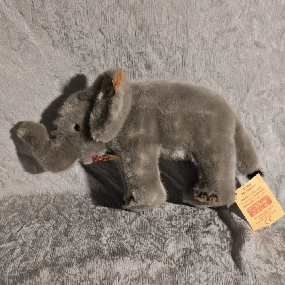 Gray Elephant Plush Toy